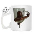 Кружка с футбольным мячиком