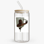 Банка с бамбуковой крышкой