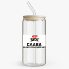 Банка с бамбуковой крышкой