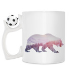 Кружка с футбольным мячиком