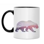 Кружка двухцветная