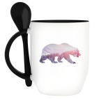 Кружка с ложкой