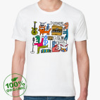 Мужская футболка органик