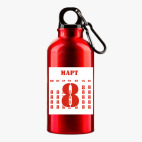 Металлическая бутылка 400 мл UV-DTF