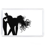 Силуэт и бабочка