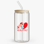 Банка с бамбуковой крышкой