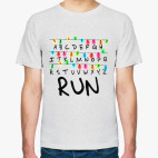Классическая футболка Stranger Things RUN