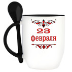 Кружка с ложкой