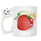 Кружка с футбольным мячиком