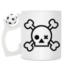 Кружка с футбольным мячиком