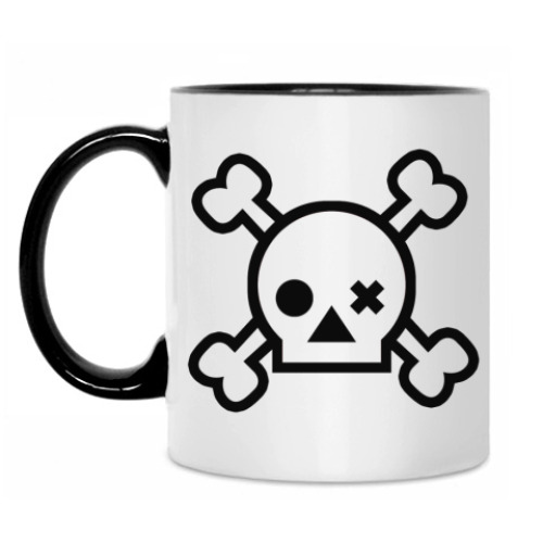 Кружка с принтом Skull