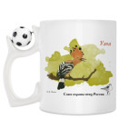Кружка с футбольным мячиком