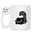 Кружка с футбольным мячиком