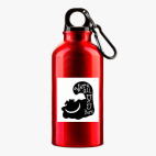 Металлическая бутылка 400 мл UV-DTF