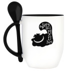 Кружка с ложкой