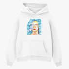 Толстовка худи оверсайз