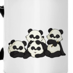 Четыре панды