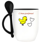 Кружка с ложкой