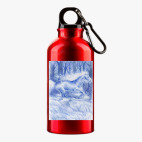 Металлическая бутылка 400 мл UV-DTF