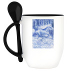 Кружка с ложкой