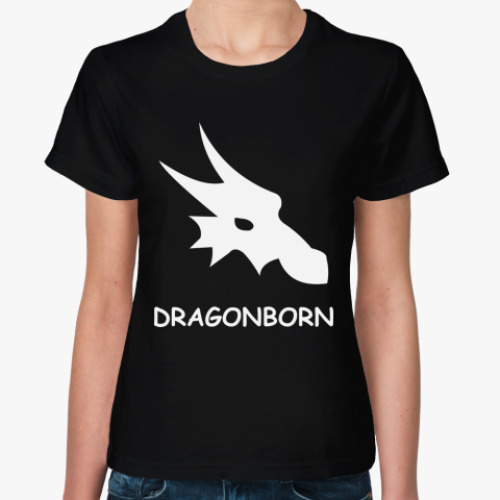 Женская футболка dragonborn