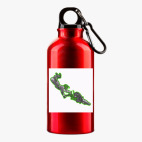 Металлическая бутылка 400 мл UV-DTF