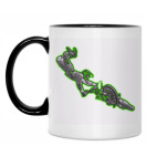 Кружка двухцветная