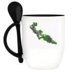 Кружка с ложкой