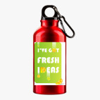 Металлическая бутылка 400 мл UV-DTF