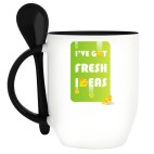 Кружка с ложкой