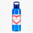 Прозрачная спортивная бутылка