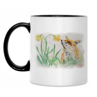 Кружка двухцветная