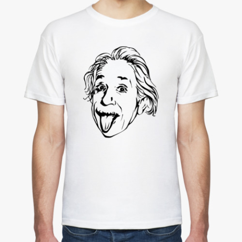 Футболка с принтом Эйнштейн 2