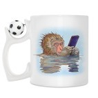 Кружка с футбольным мячиком