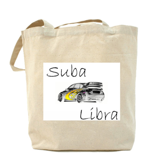 Сумка шоппер с принтом Suba Libra
