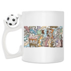 Кружка с футбольным мячиком