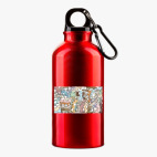 Металлическая бутылка 400 мл UV-DTF