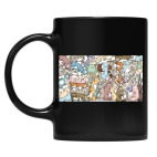 Кружка цветная UV-DTF