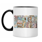 Кружка двухцветная