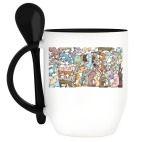 Кружка с ложкой