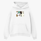 Толстовка худи оверсайз