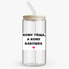 Банка с бамбуковой крышкой