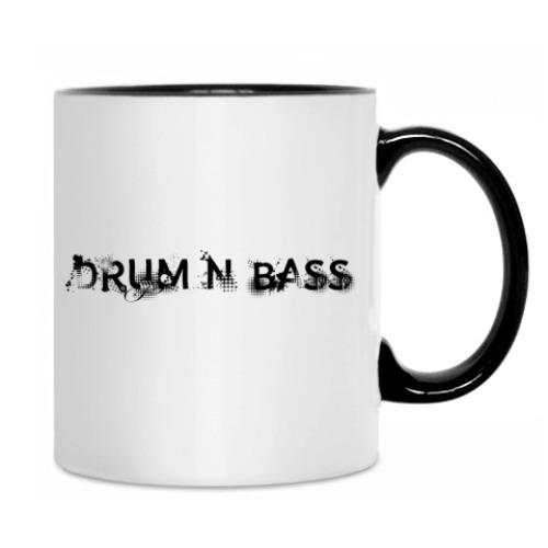 Кружка с принтом Drum n  Bass