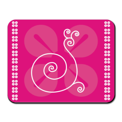 Коврик для мыши с принтом Улитка