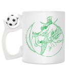 Кружка с футбольным мячиком