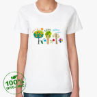 Женская футболка органик