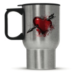 Кружка-термос металлик Love