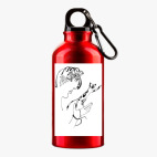 Металлическая бутылка 400 мл UV-DTF