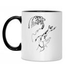 Кружка двухцветная