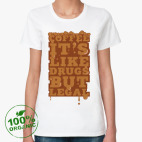 Женская футболка органик